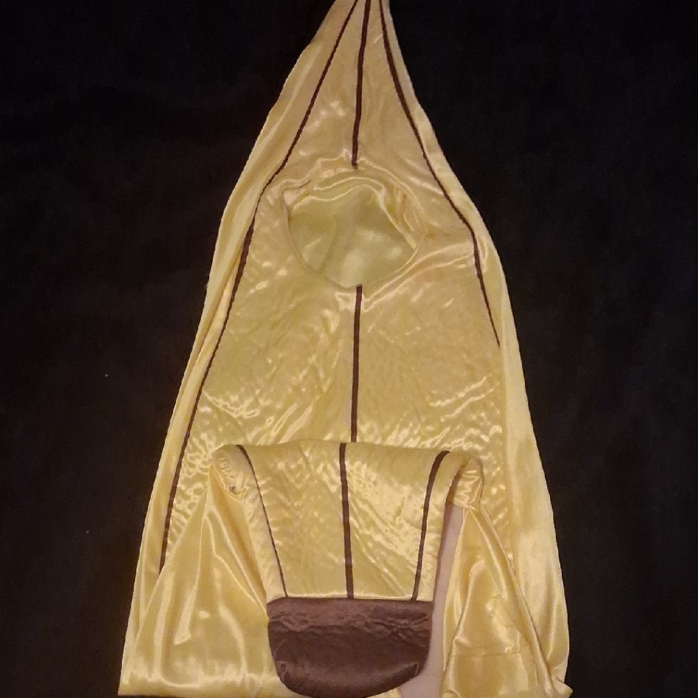 Yellow Banana Costume with Brown Accents